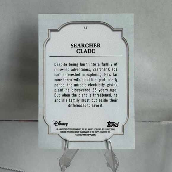 Disney Topps Chrome 2024 Searcher Clade Purple Refractor /199 Debut StrangeWorld - Picture 7 of 7